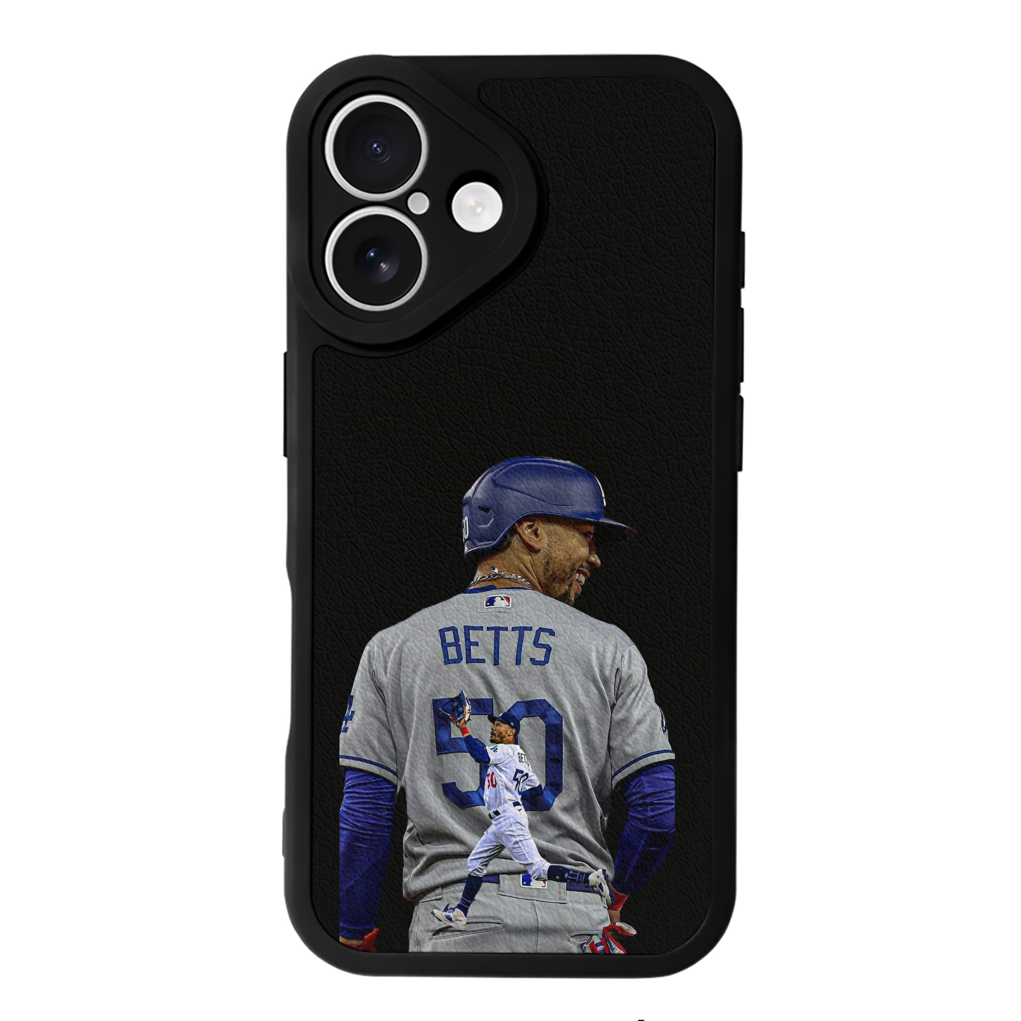  IPhone 16 Silicone Leather Case – UV Print, Lambskin Texture – Perfect Fit, Wireless Charging Compatible, Scratch Resistant, Precise Cutouts – Stylish Protection For IPhone 16